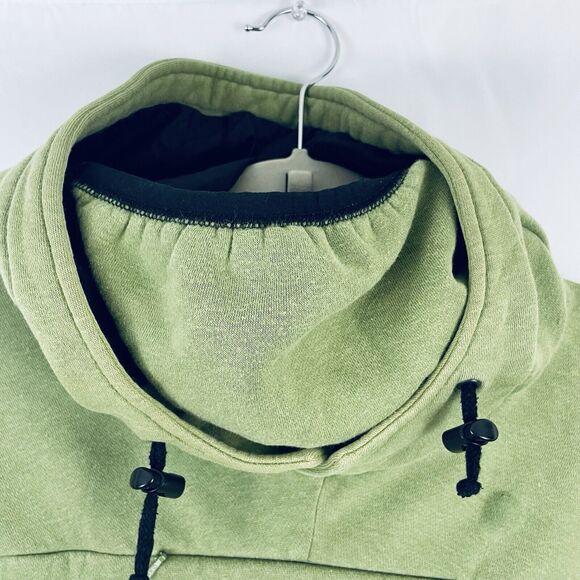🍒 Loki Gear Women's Oversized Boxy Facemask Glove Hoodie Sweatshirt Green XS‎ - Picture 7 of 13